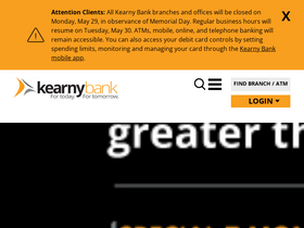'kearnybank.com' screenshot