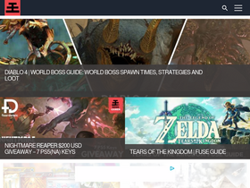 'keengamer.com' screenshot