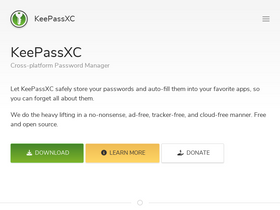 'keepassxc.org' screenshot