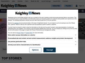 'keighleynews.co.uk' screenshot