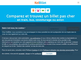 'kelbillet.com' screenshot