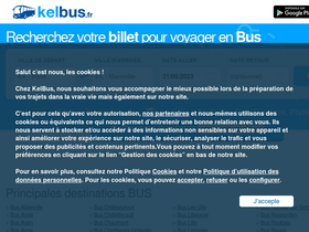 'kelbus.fr' screenshot