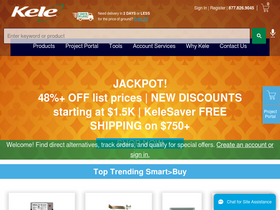 'kele.com' screenshot