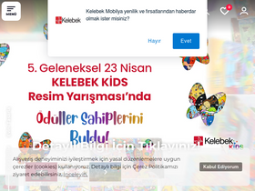 'kelebek.com' screenshot