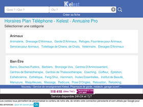 'kelest.fr' screenshot