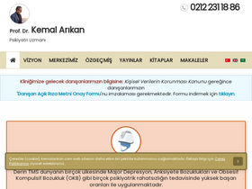 'kemalarikan.com' screenshot