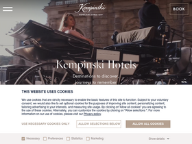 'kempinski.com' screenshot