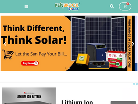 'kenbrooksolar.com' screenshot