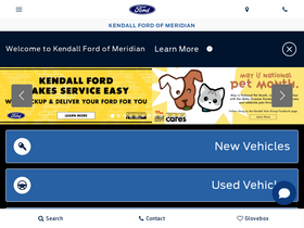 'kendallfordofmeridian.com' screenshot