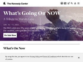 'kennedy-center.org' screenshot