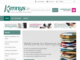 'kennys.ie' screenshot