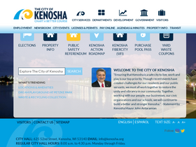 'kenosha.org' screenshot