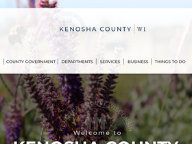 'kenoshacounty.org' screenshot