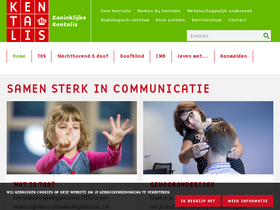 'kentalis.nl' screenshot