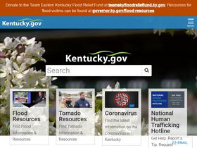 'kentucky.gov' screenshot