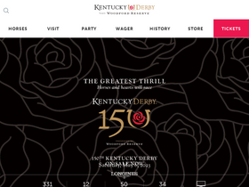 'kentuckyderby.com' screenshot
