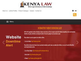 'kenyalaw.org' screenshot
