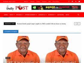 'kenyan-post.com' screenshot