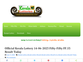 'keralalotteries.net' screenshot