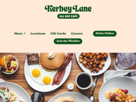 'kerbeylanecafe.com' screenshot