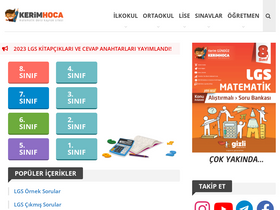 'kerimhoca.com' screenshot