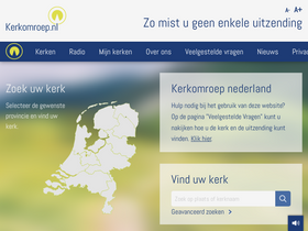 'kerkomroep.nl' screenshot