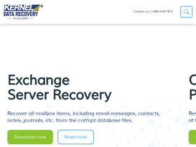 'kerneldatarecovery.com' screenshot