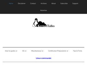 'kerneltalks.com' screenshot