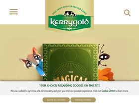 'kerrygoldusa.com' screenshot