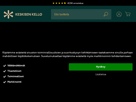 'keskisenkello.fi' screenshot