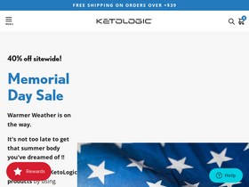 'ketologic.com' screenshot