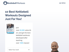 'kettlebellsworkouts.com' screenshot