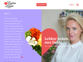 'keukenliefde.nl' screenshot