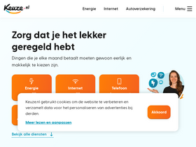 'keuze.nl' screenshot