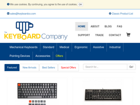 'keyboardco.com' screenshot