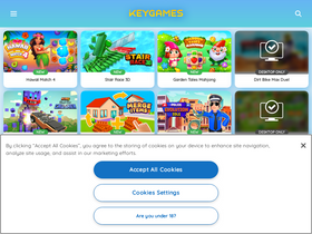 'keygames.com' screenshot