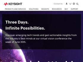 'keysight.com' screenshot