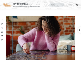 'keytokorean.com' screenshot