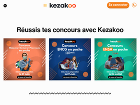 'kezakoo.com' screenshot