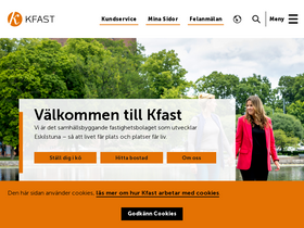 'kfast.se' screenshot