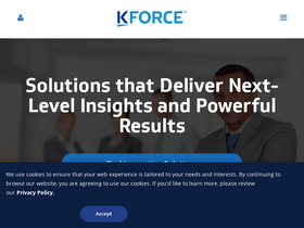 'kforce.com' screenshot