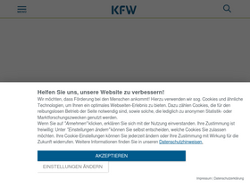 'kfw.de' screenshot