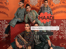 'khaadi.com' screenshot