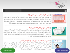 'khabarino.com' screenshot