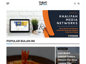 'khalifahmedianetworks.com' screenshot