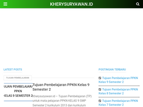 'kherysuryawan.id' screenshot