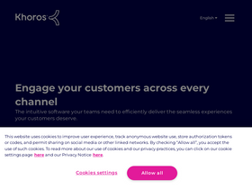 'khoros.com' screenshot