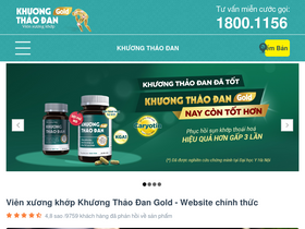'khuongthaodan.com' screenshot