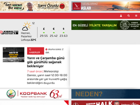 'kibrispostasi.com' screenshot