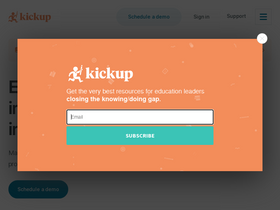 'kickup.co' screenshot